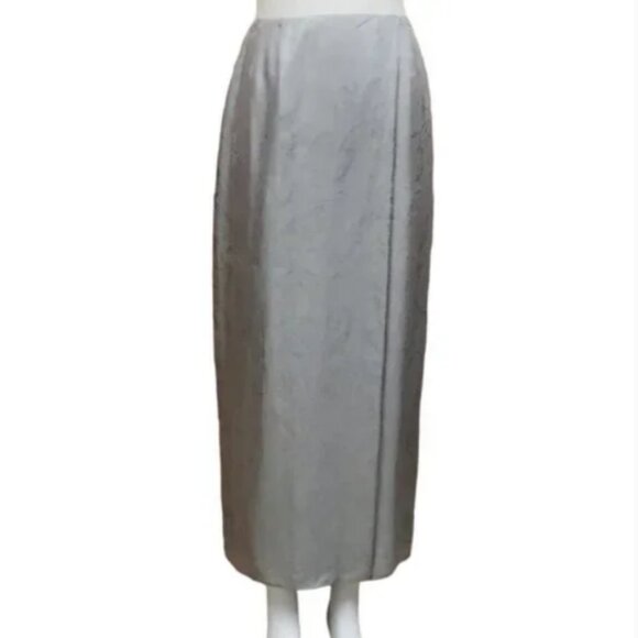 Anne Klein Maxi Brocade Silk and Rayon Skirt Size 4 New with Tags - Picture 1 of 8